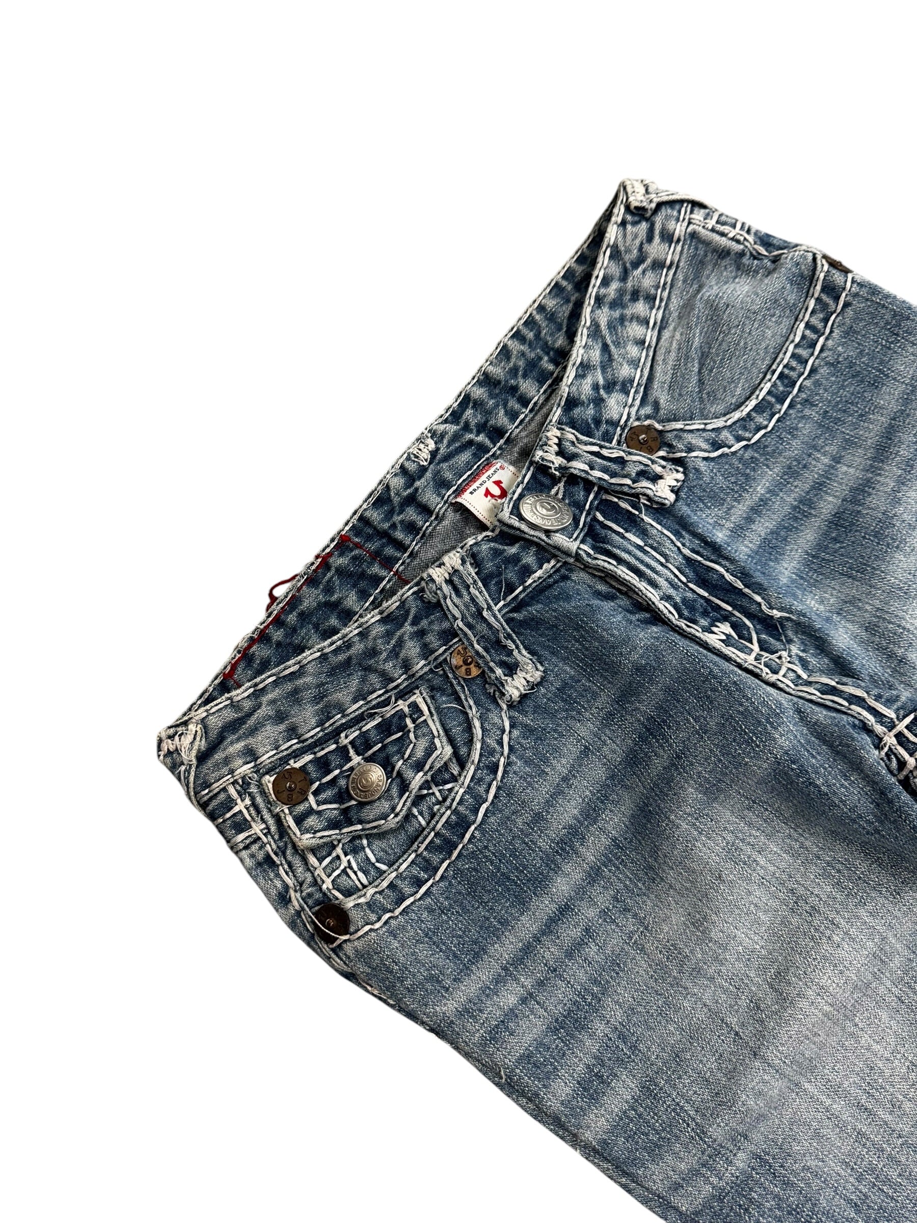 Ladies True Religion Big Stitching Jeans (XS)