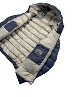 Blauer Puffer Jacke (XL)