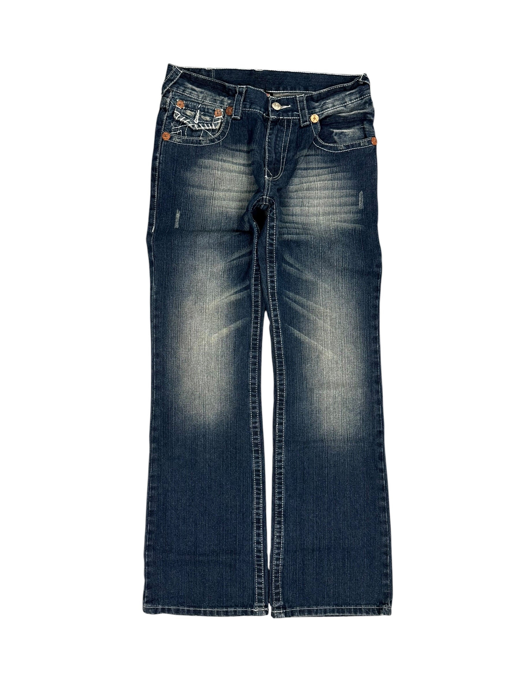 True Religion washed Bootcut Jeans (M-L)