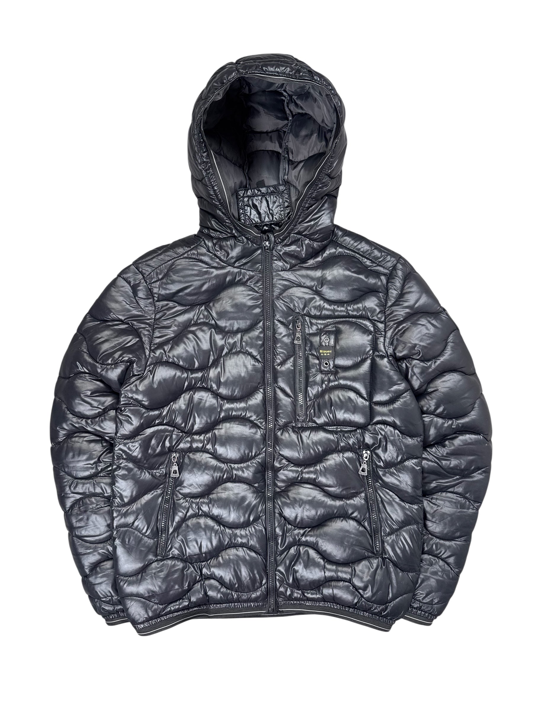 Blauer Puffer Jacke (S)