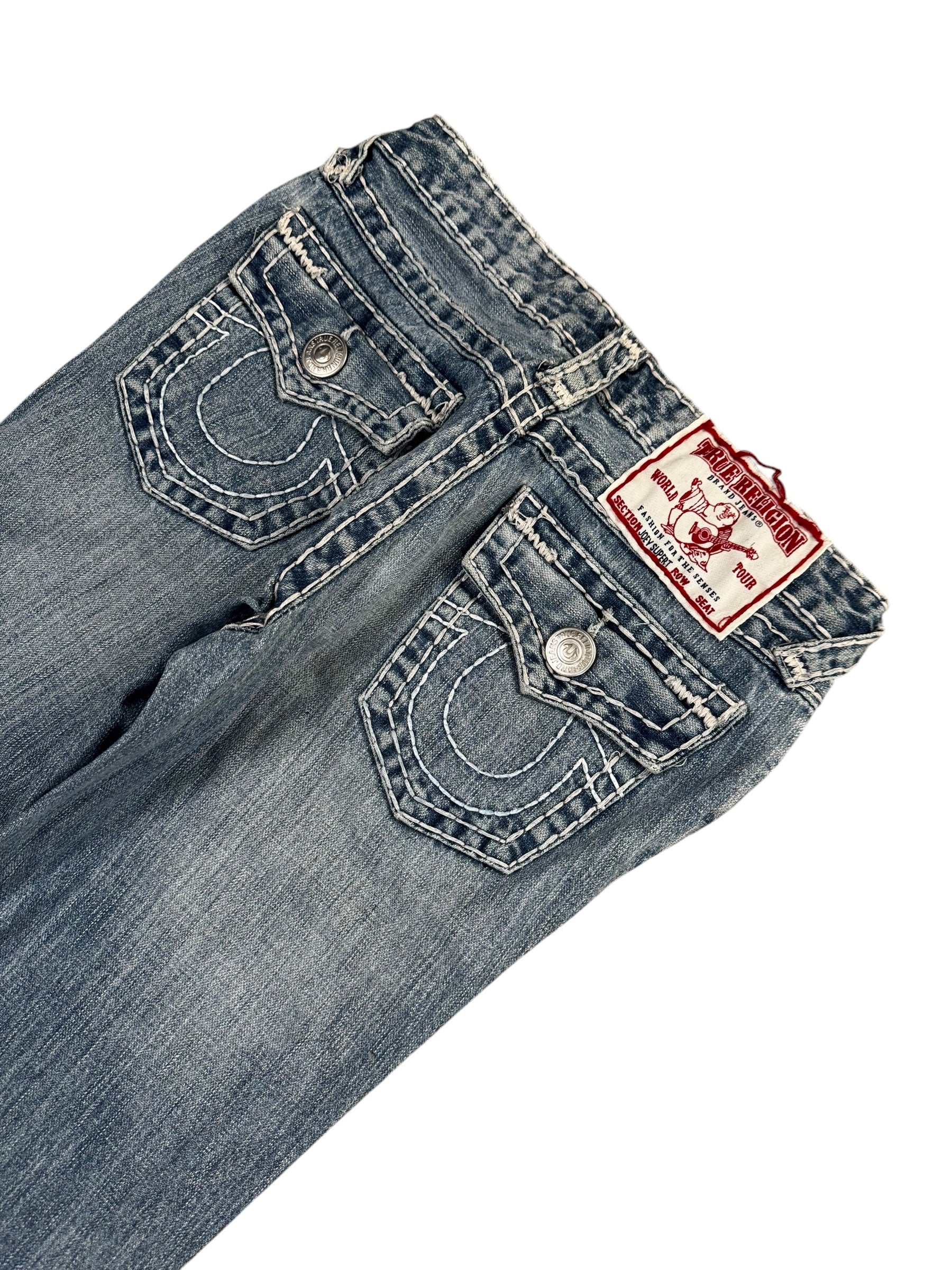 Ladies True Religion Big Stitching Jeans (XS)