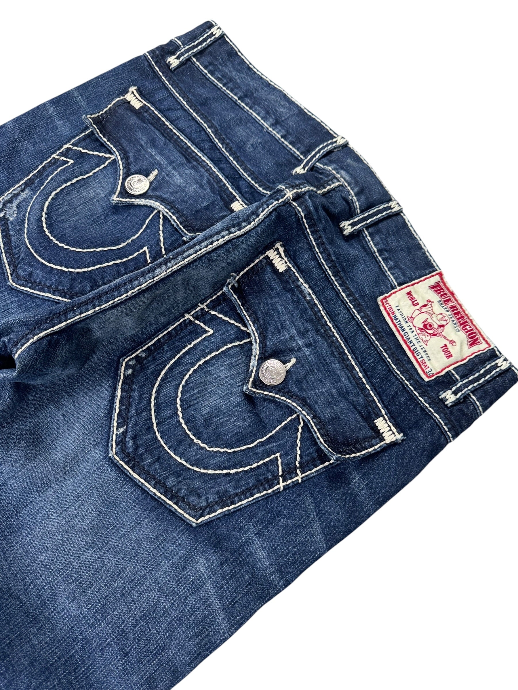 True Religion Big Stitching Jeans (XL)