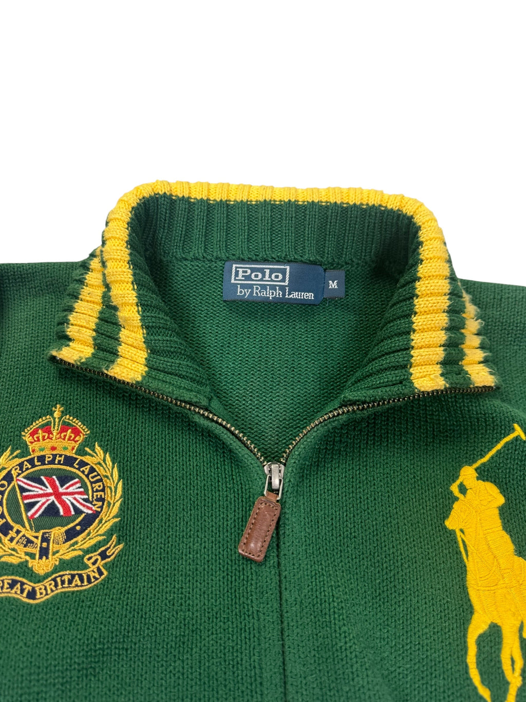 Rare Ralph Lauren Big Pony Strick Jacke (M)