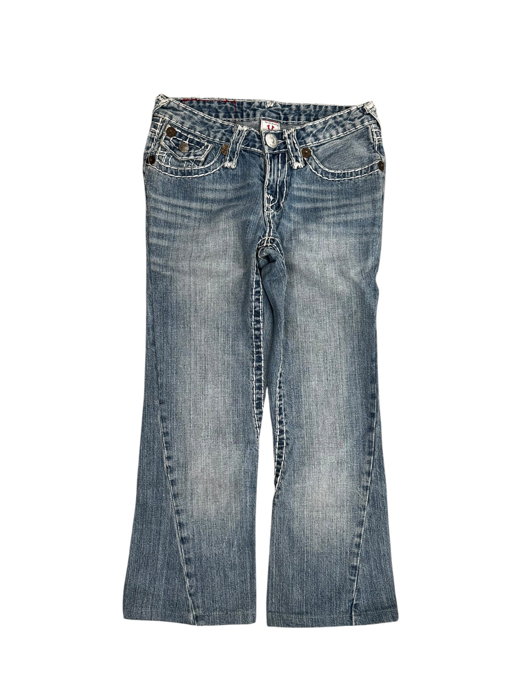 Ladies True Religion Big Stitching Jeans (XS)