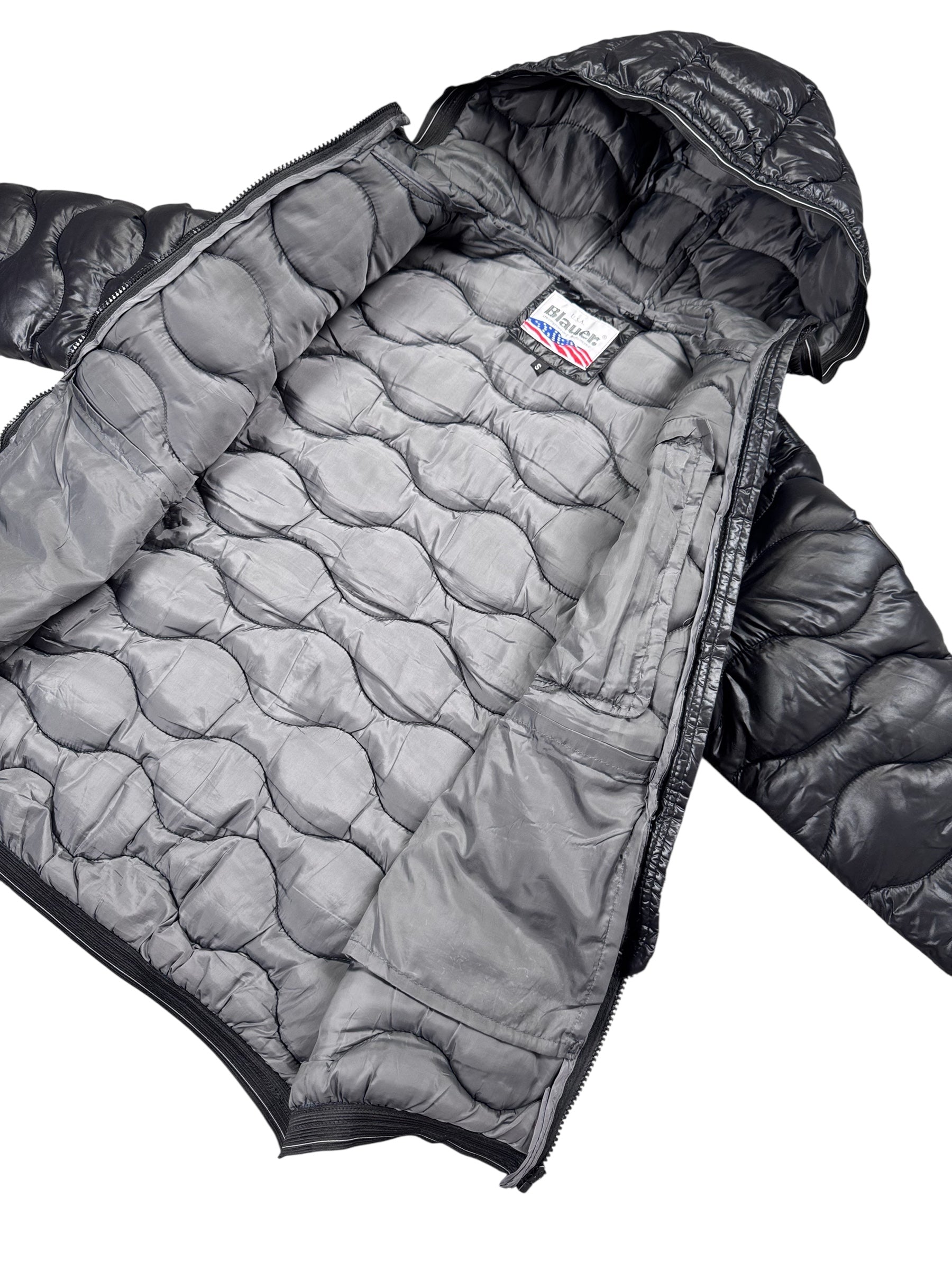 Blauer Puffer Jacke (S)