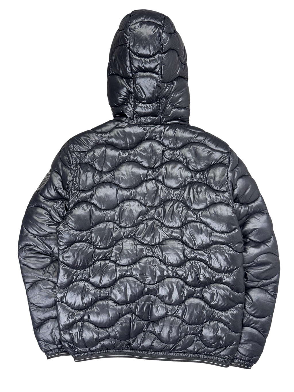 Blauer Puffer Jacke (S)