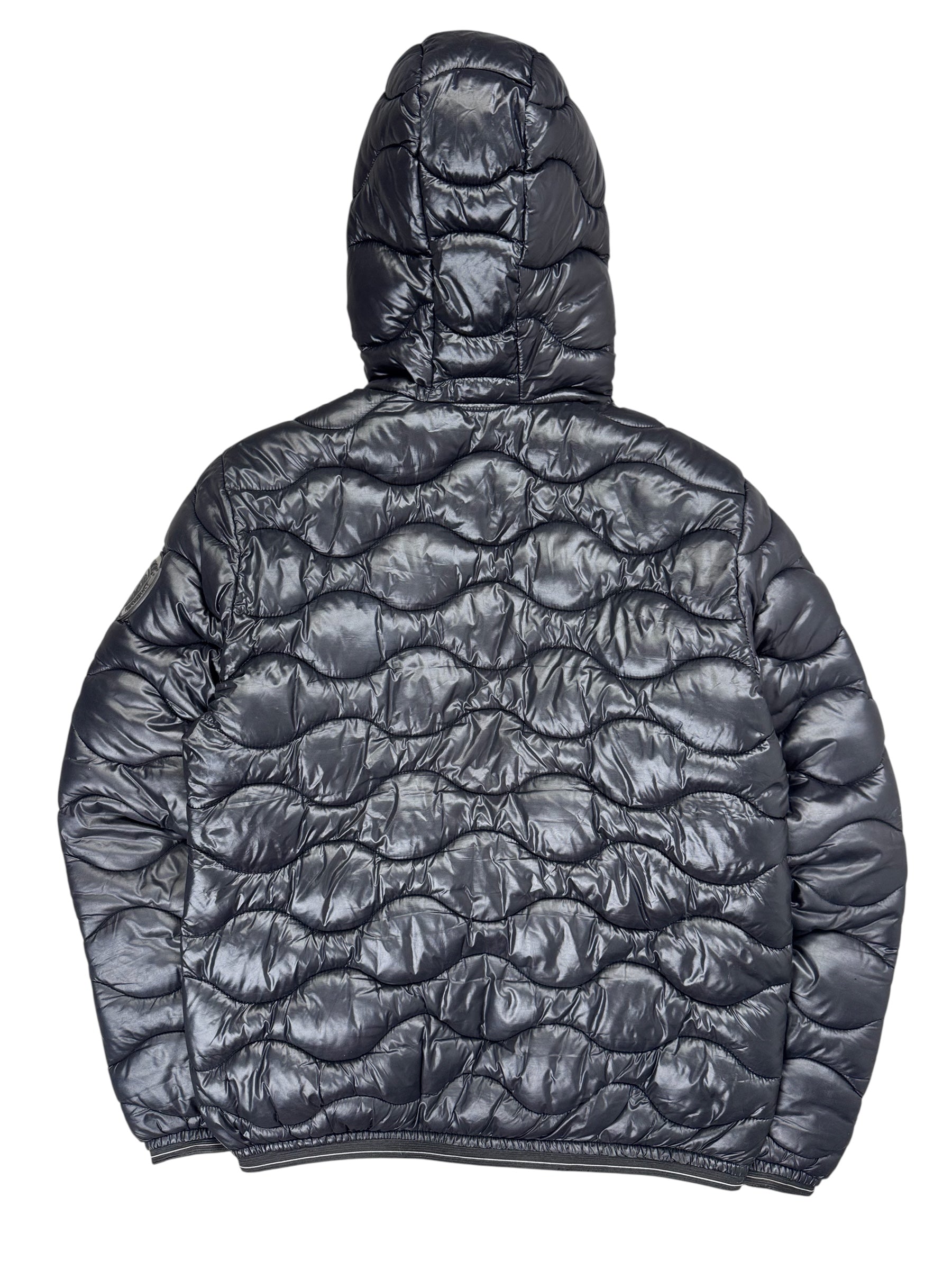 Blauer Puffer Jacke (S)