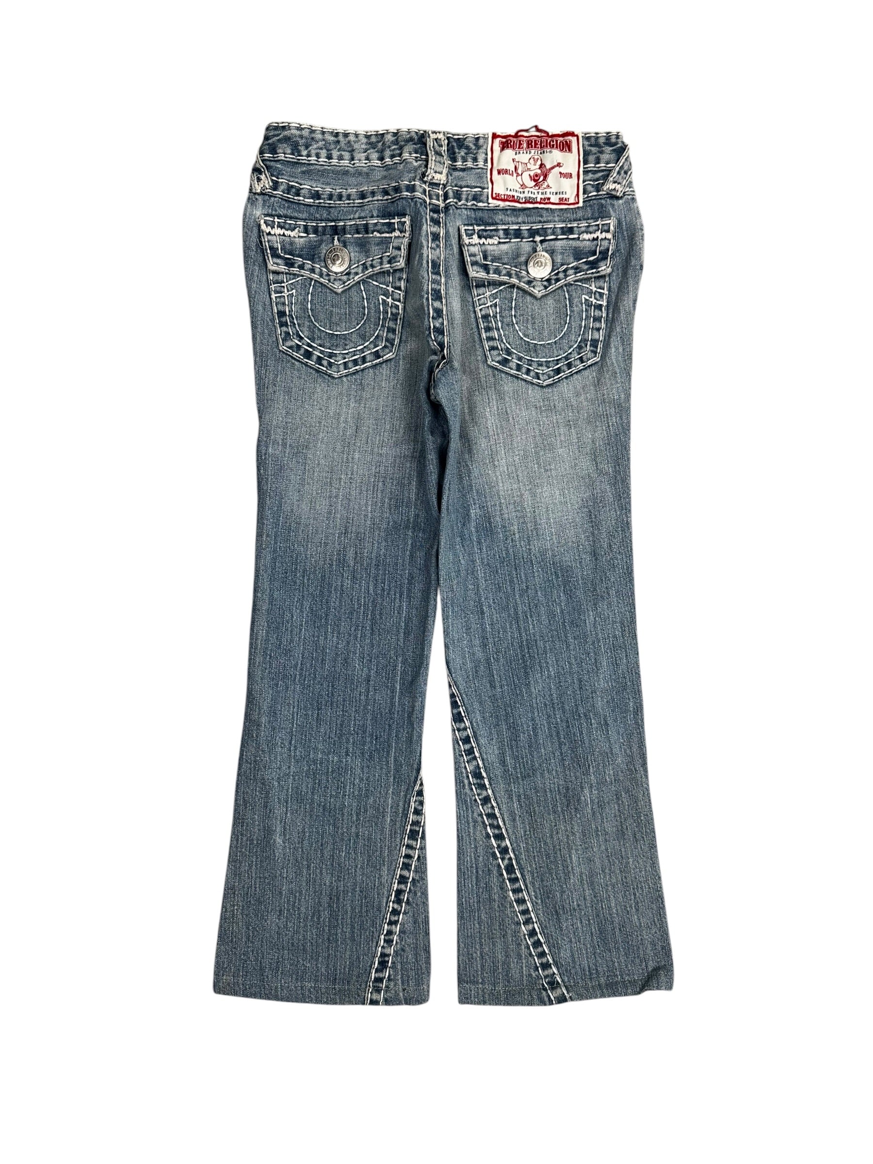 Ladies True Religion Big Stitching Jeans (XS)