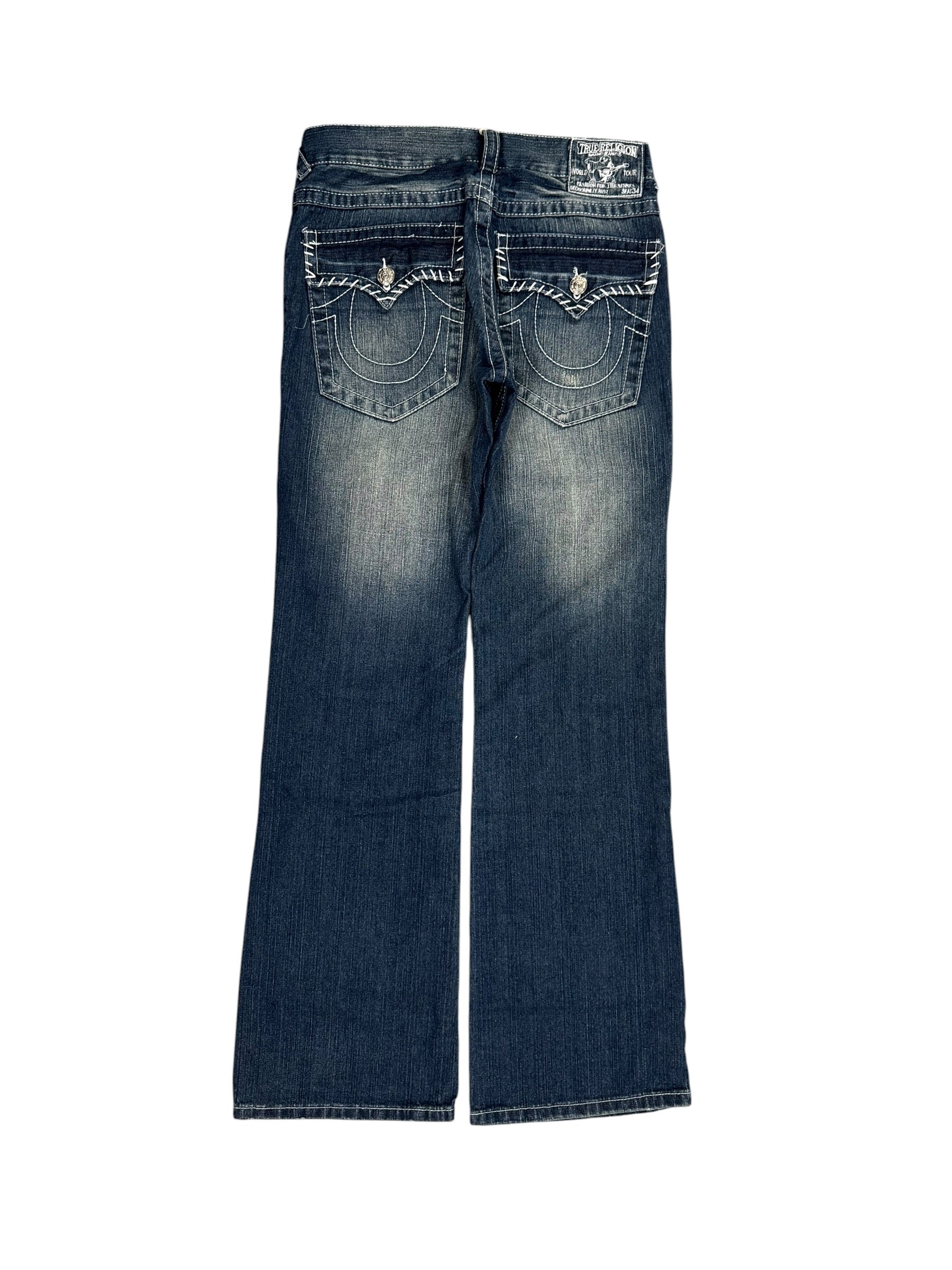True Religion washed Bootcut Jeans (M-L)