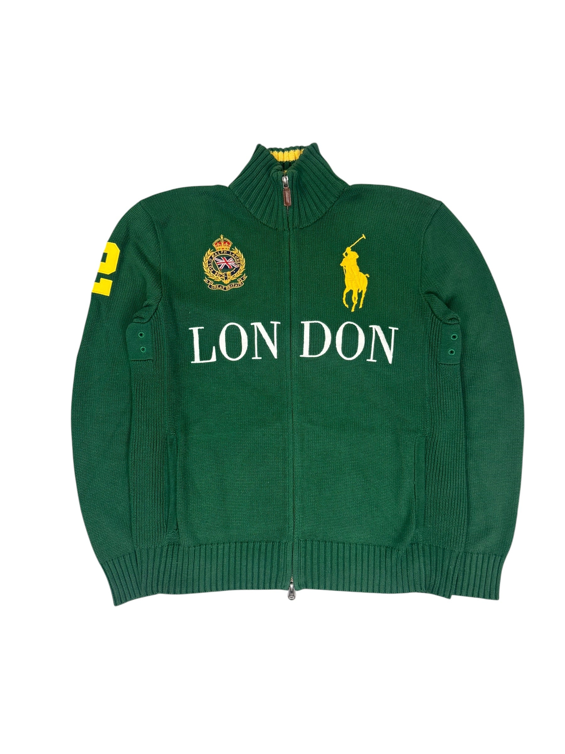 Rare Ralph Lauren Big Pony Strick Jacke (M)