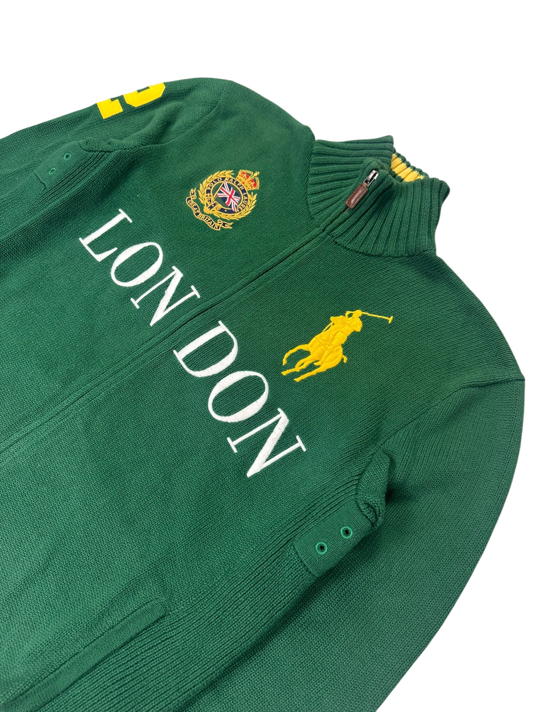 Rare Ralph Lauren Big Pony Strick Jacke (M)