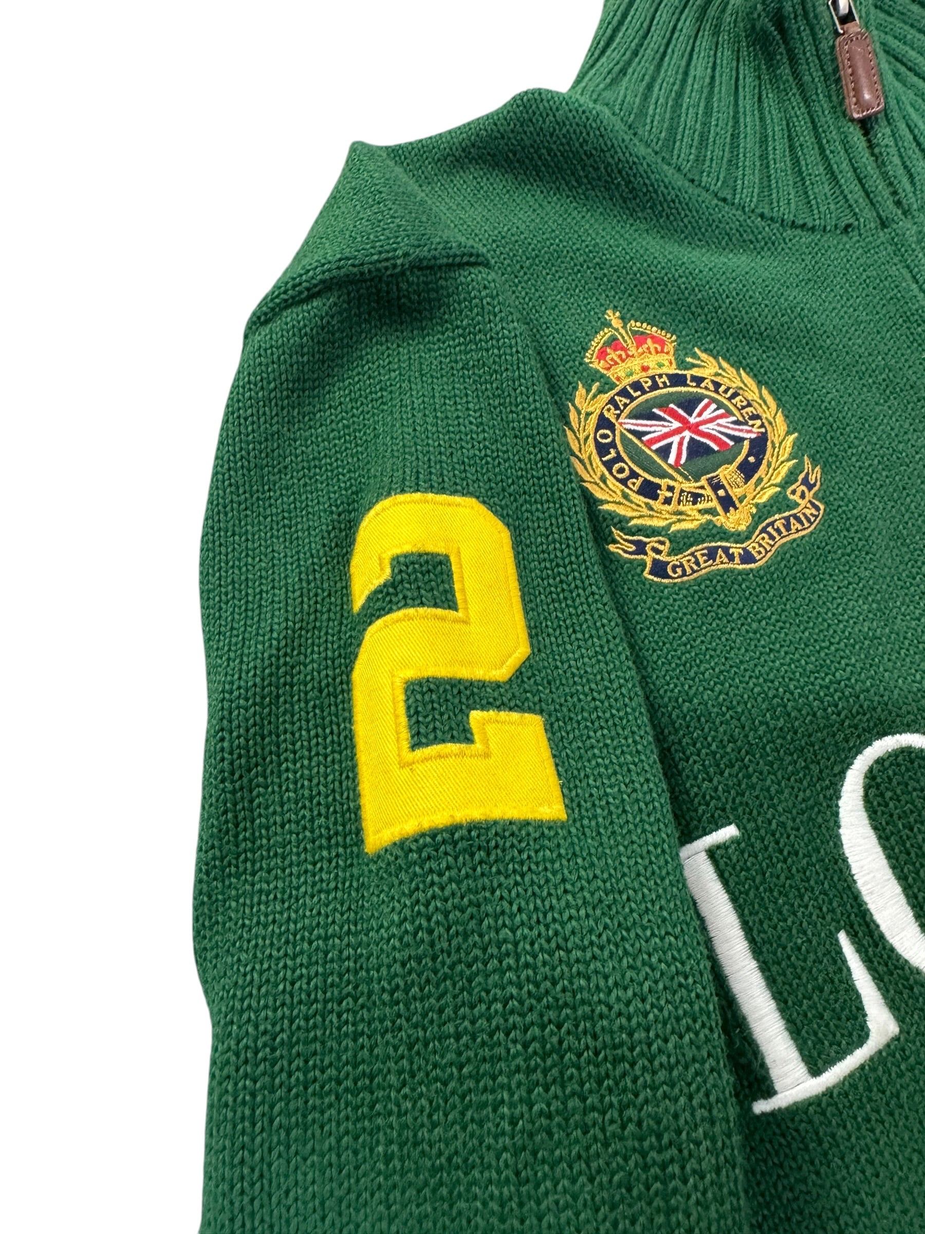Rare Ralph Lauren Big Pony Strick Jacke (M)