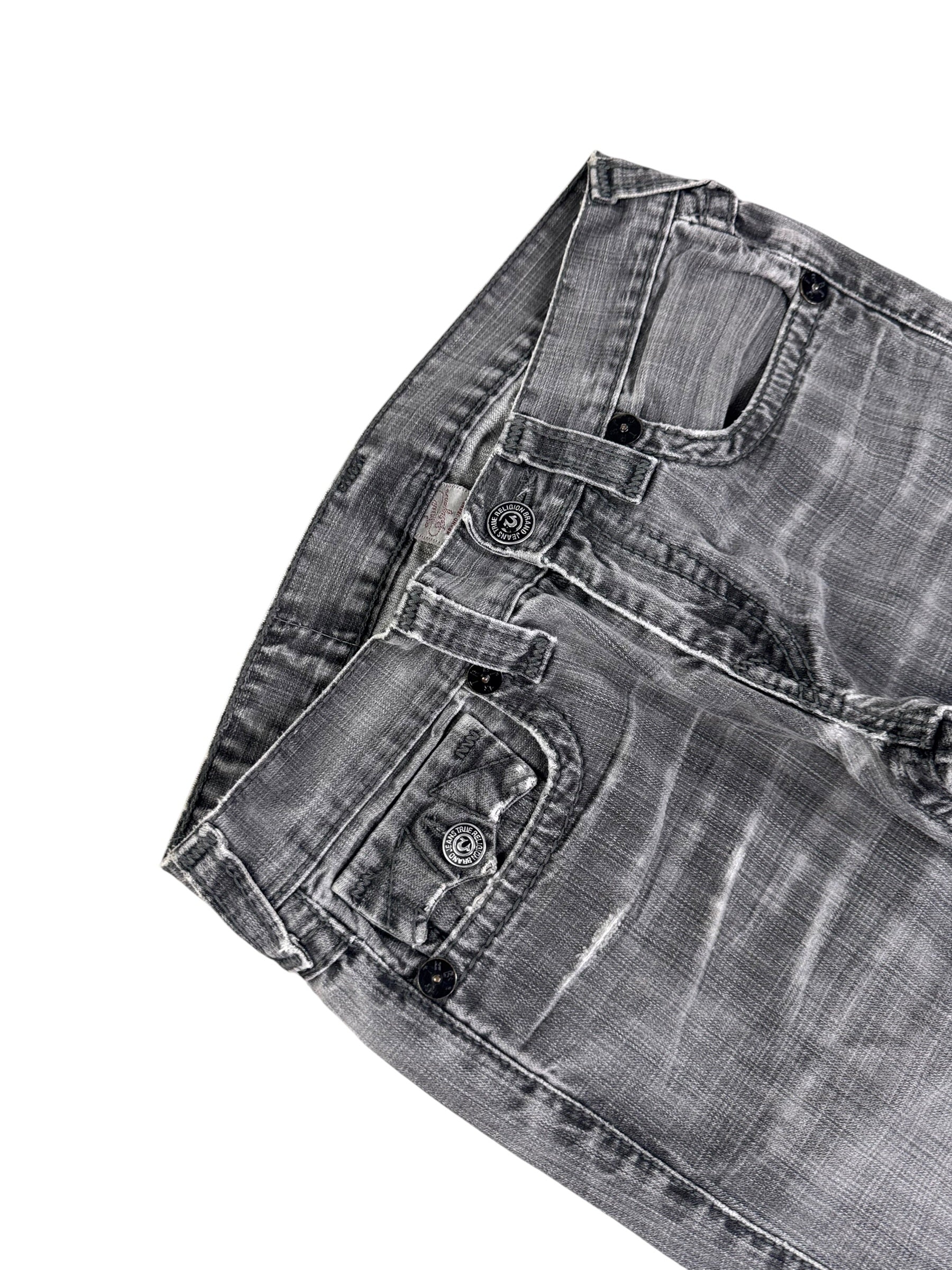 True Religion washed Flared Jeans (M)